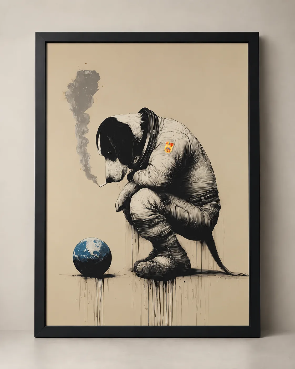 Lost Companion, framed print